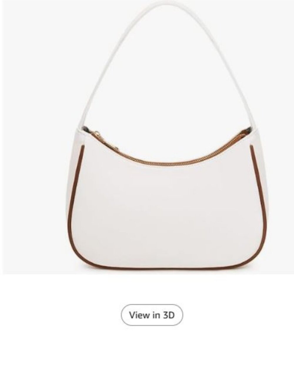 Cute Hobo Shoulder Bag for Women Mini Tote Purse with Zipper